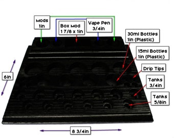 Box Mod 2 Vapor Stand Holds I taste MVP E Leaf 50w Most Mechanical Mods E Juice And Tanks (FREE SHIPPING)