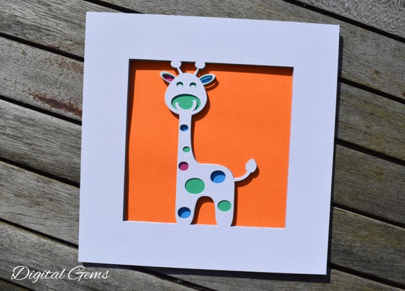 Download Giraffe Layered SVG Cutting File For Cricut Design Space