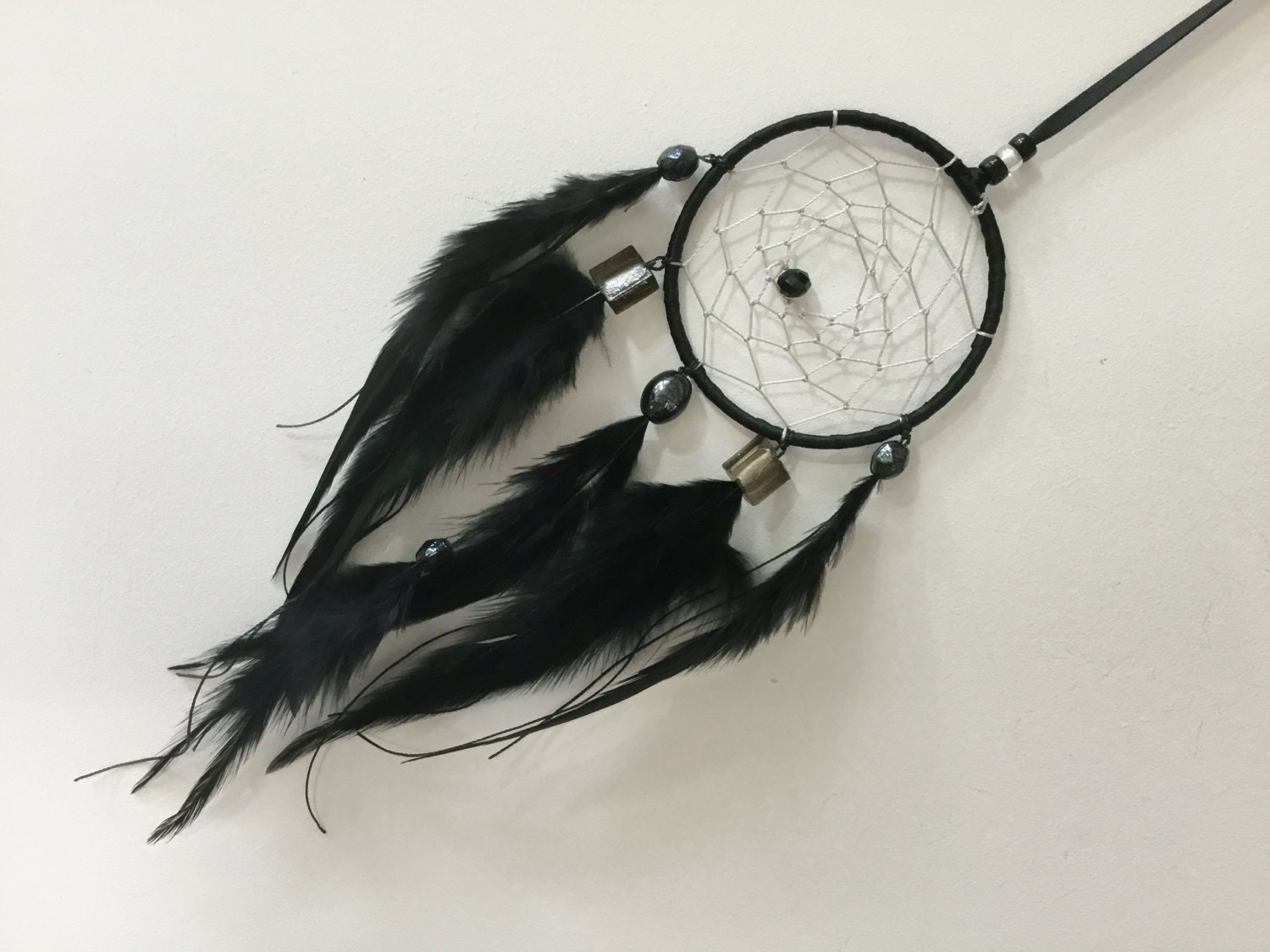 Black Car Dreamcatcher black car dream catcher small dream