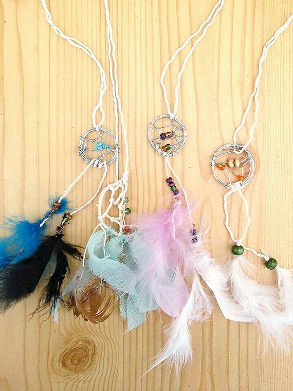 Car mirror decor/ car dreamcatcher/ boho by Bohoqueenstyle on Etsy