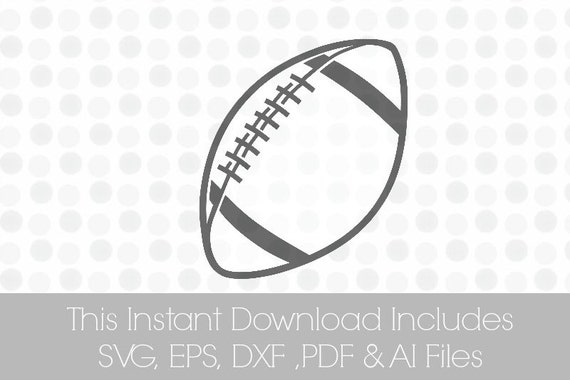 Football Svg svg football SVG Pdf DXF EPS Ai Vinyl