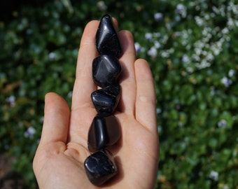 Black Tourmaline Tumbled Stones