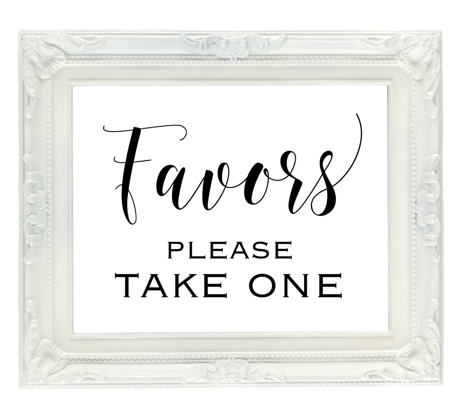 Wedding favor sign Shower favors sign anniversary party