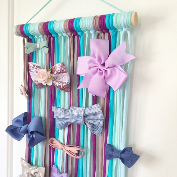 Hair Bow Organizer Hair Bow Holder Hair Bow Bar Fringe Wall