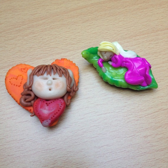 set handmade polymer clay by TheJarOfFireflies on Etsy