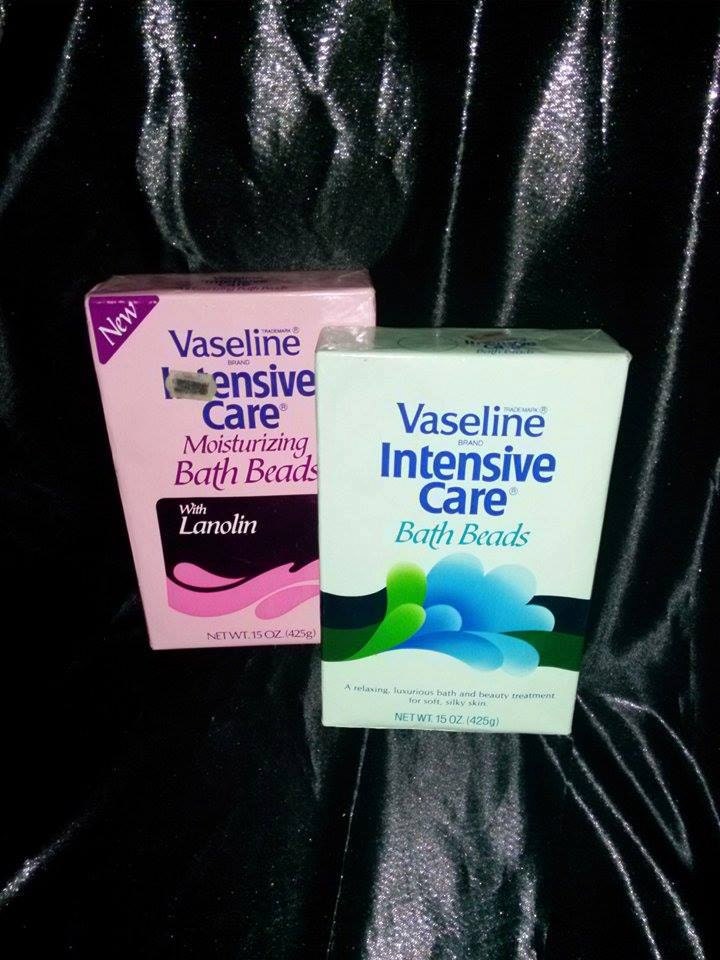 90s Vintage Vaseline Intensive Care Bath Beads / Bath / Bath