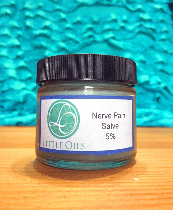 Nerve Pain Salve 2 oz Natural Pain Relief Salve by LittleOils