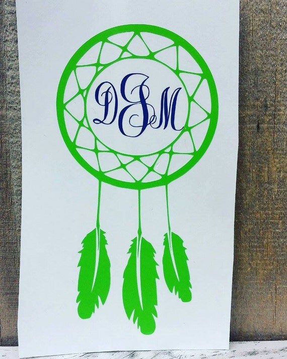 Download Dream Catcher Monogram Decal by SSouthernGifts on Etsy