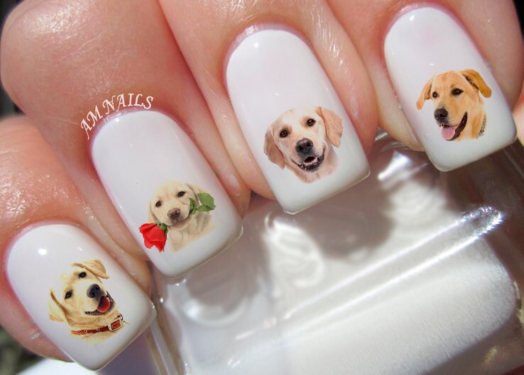 54 Labrador Retriever Nail Decals