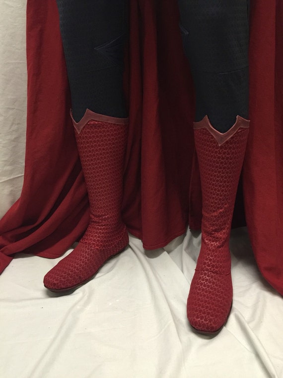 Superman man of steel boots prop accurate by NINCOCREATIONS