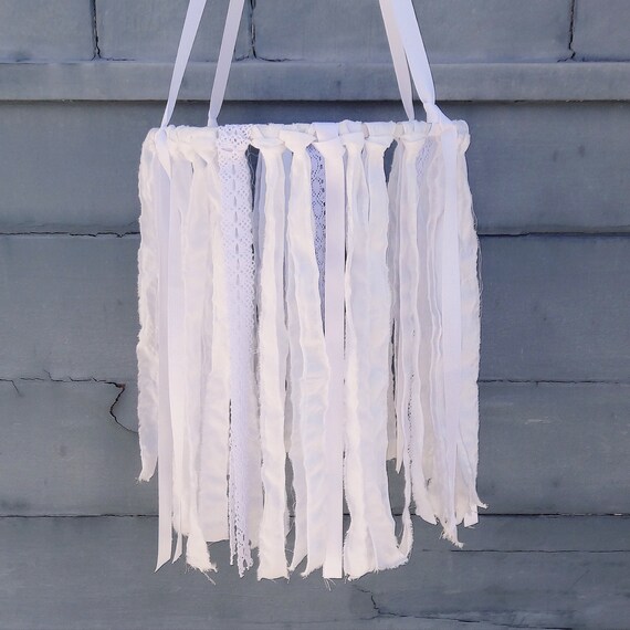 Shabby Chic Mobile Baby/ Nursery Decor/ Crib by FrillsAndFringe