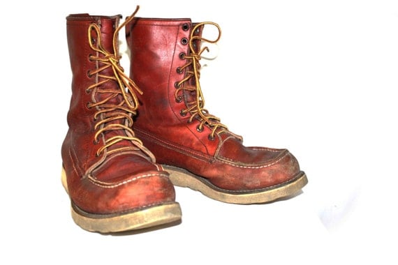 irish setter moc toe work boots