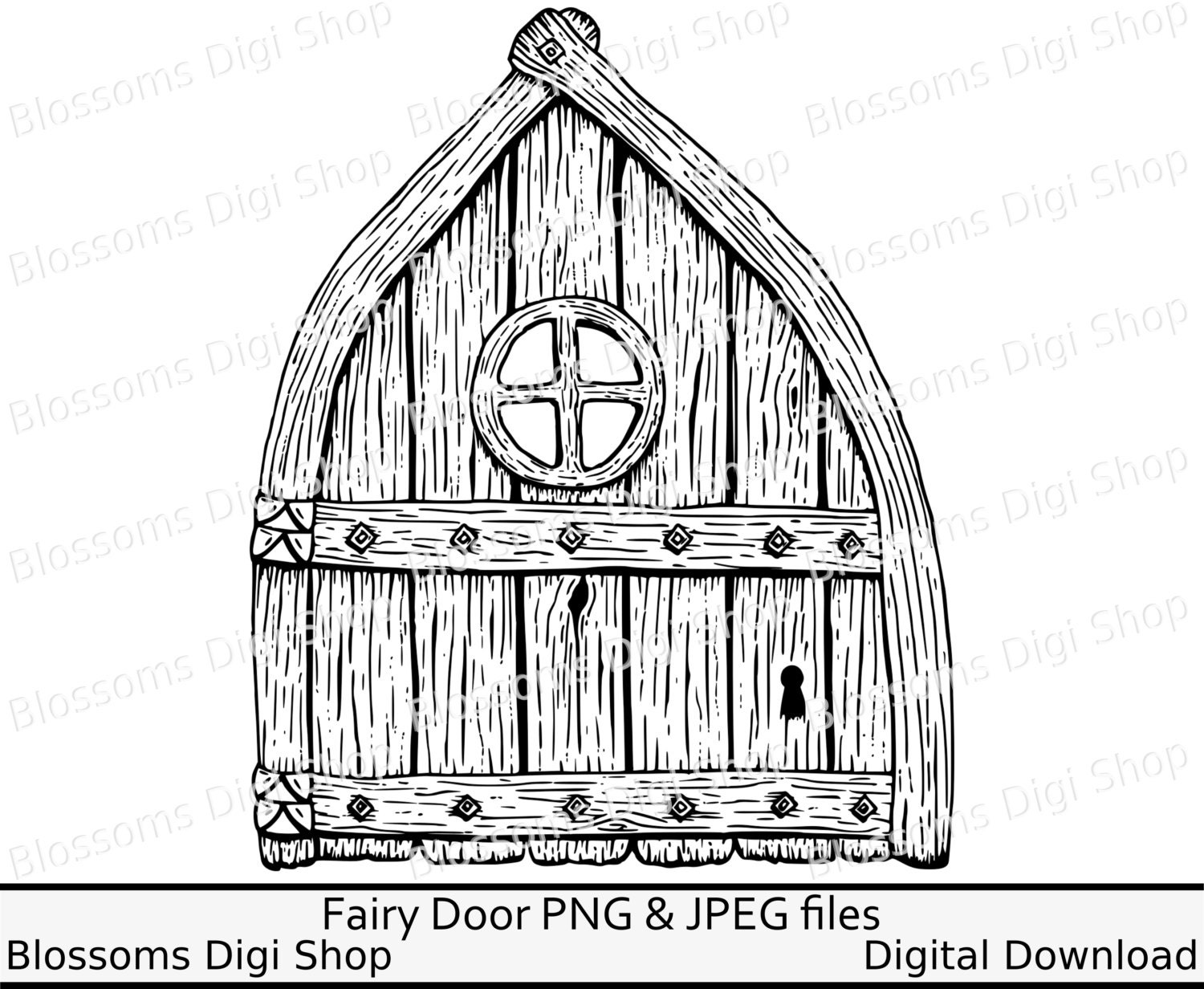 fairy door coloring pages - photo #11