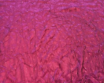 36 Width Magenta and Black Mesh 2 Way Stretch Fabric