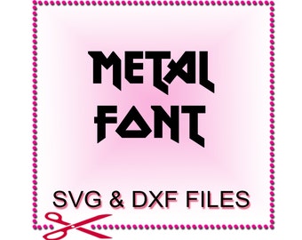 SVG Monogram Font - Font Design Files For Use With Your Silhouette