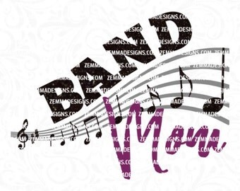 Band mom svg - band svg - marching band svg - band svg files - svg files - Band clipart