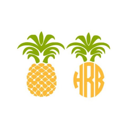 Download Pineapple Monogram Set SVG Studio 3 DXF EPS. by ...