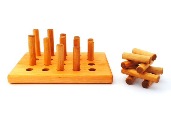 Toddler Gift, Toddler Party Gift, Birthday Gift for Toddler, Wooden Sticks Toy, Natural, Organic, Montessori Toy, Toddler Christmas Gift