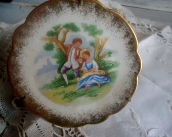 Porcelain cup,French cup ,Limoges porcelain