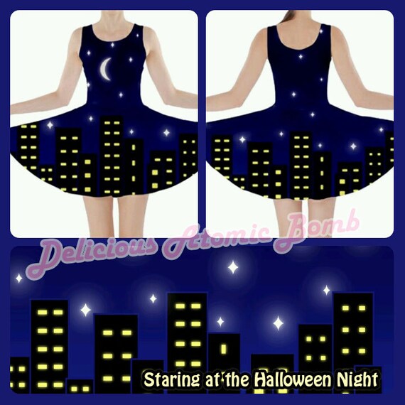 Staring at the Halloween Night Dress