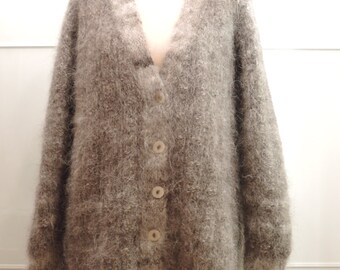 Hand knit dog wool jacket