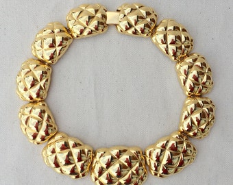 1980's Golden Glamour Necklace