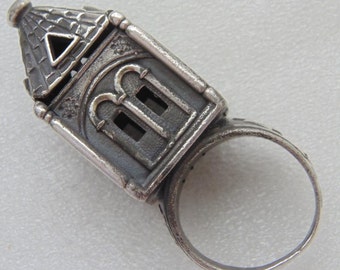 antique russian silver jewish wedding ring