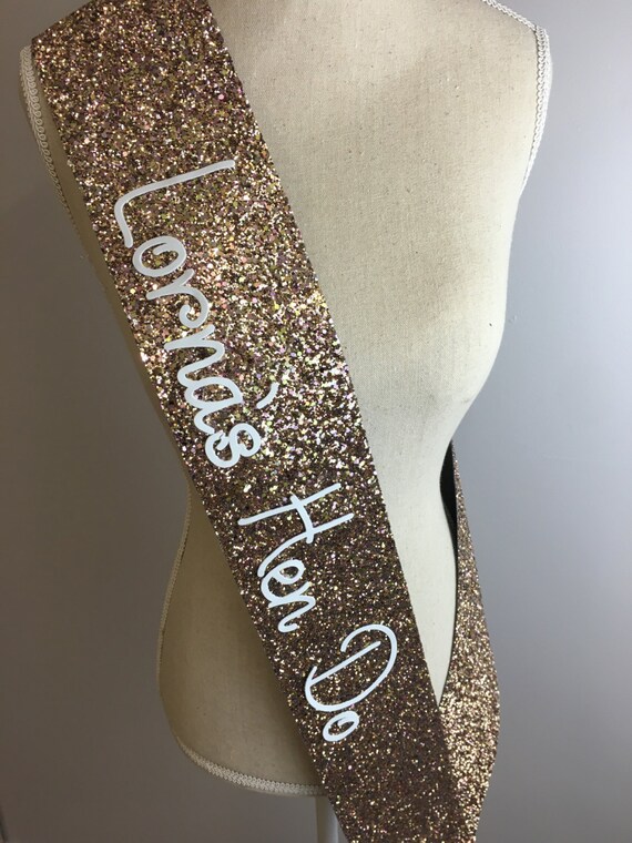 bridal sash hen party