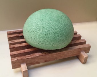 Konjac Facial Sponge | Green Tea Face Wash Softening Scrub | Eco-Friendly | Biodegradable