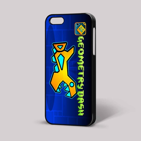 Geometry Dash Game Logo iPhone Cover 4/4S 5/5S 5C 6 6 Plus