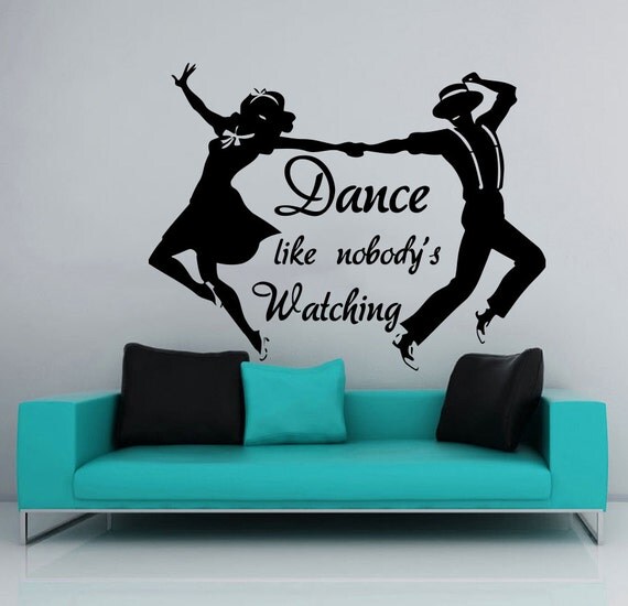 Wall Decals Quotes Vinyl Sticker Decal Quote Dance Like