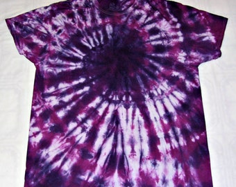 Tie Dye Spiral T Shirt Cotton