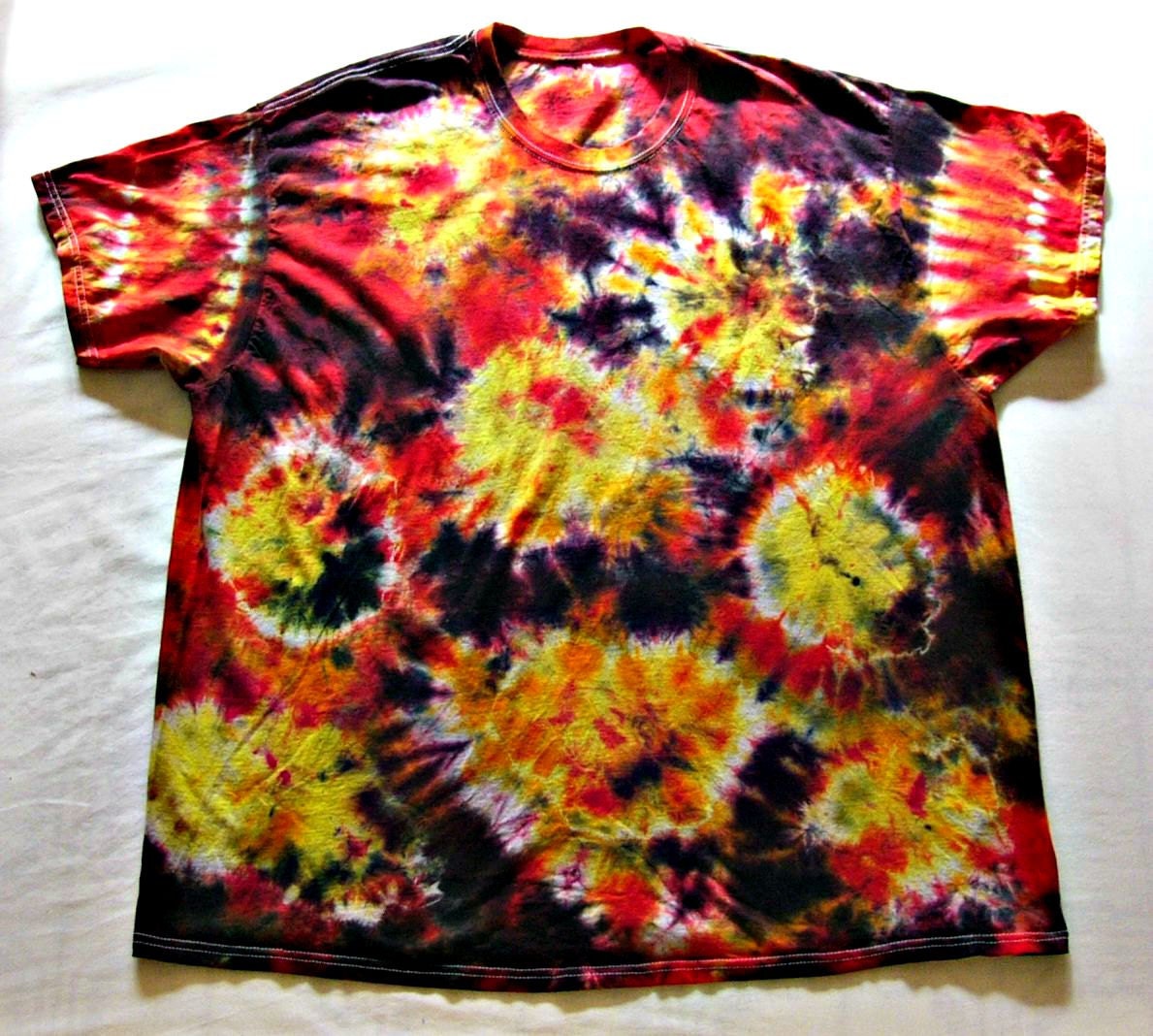 Tie Dye Shirt Sunburst Cotton