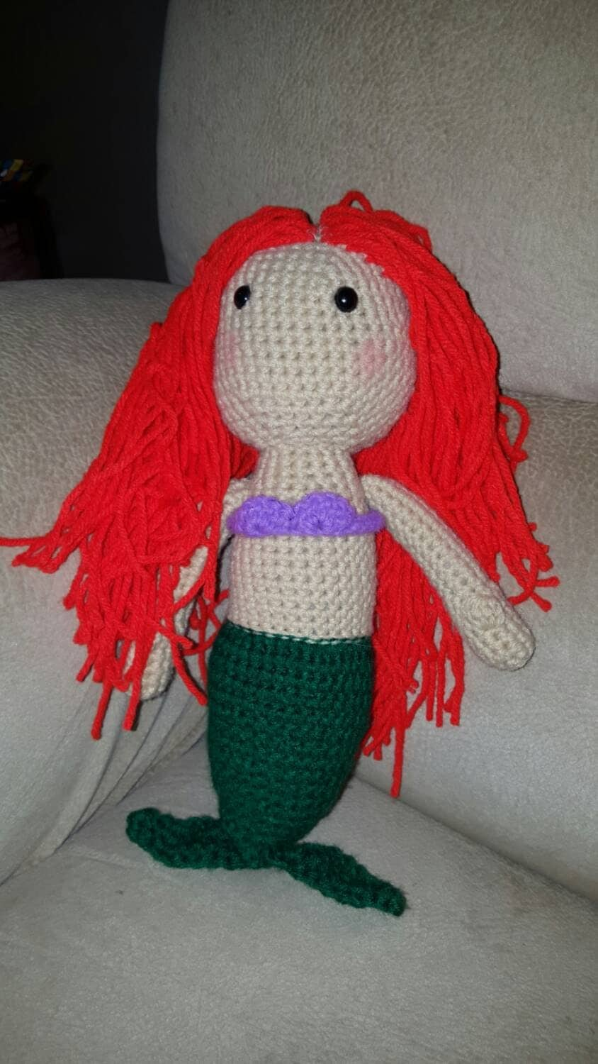 giant stuffed mermaid