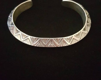 Sterling silver Navajo braclet