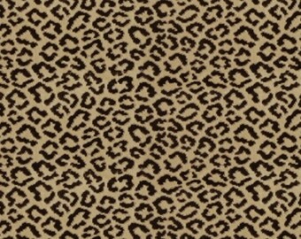 BRUNSCHWIG & FILS PANTHERE Leopard Cheetah Velvet 5 Yards Brown