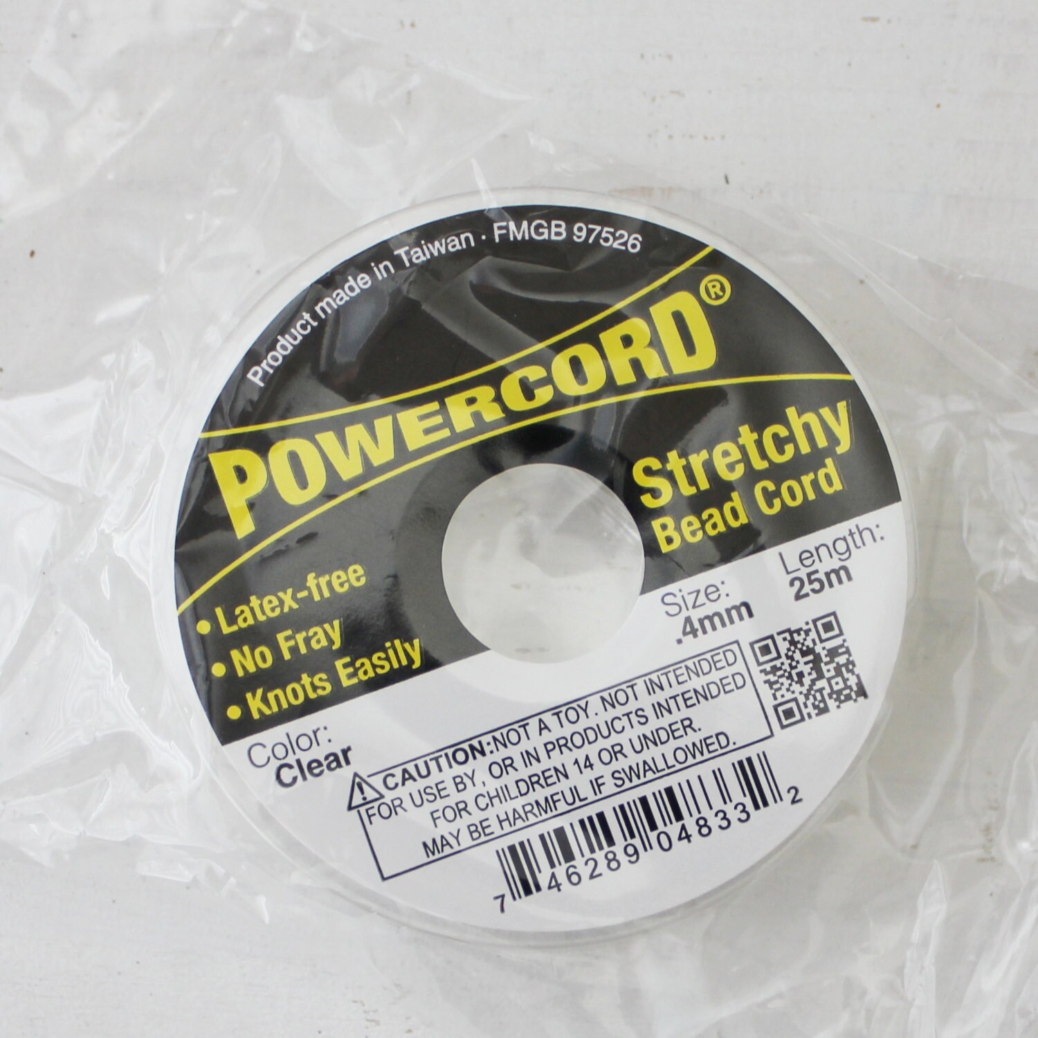 Stretch Cord .4MM Clear Elastic Power Cord Stretchy Bead Cord