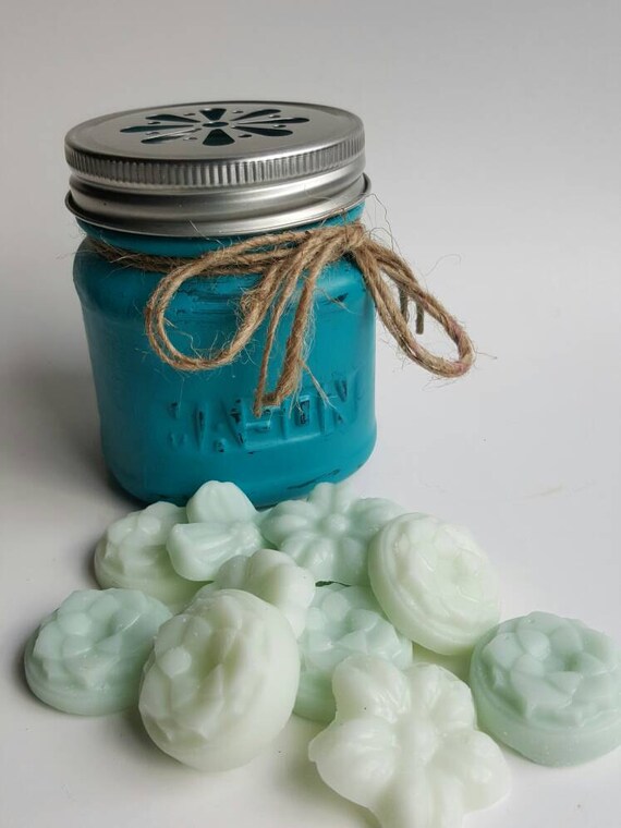 Scent Jars Soy Wax Melts in Rustic Mason Jar by GlowHappyScents
