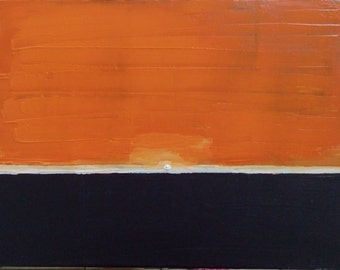 Point of no return. The sun rises. Acrylic 30x40 cm