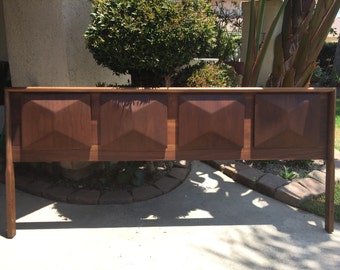 Mid Century United Furniture King Size Headboard