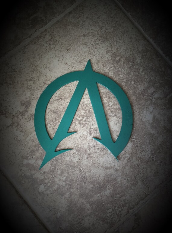 Superhero DC Aquaman justice league Symbol Metal Wall Art