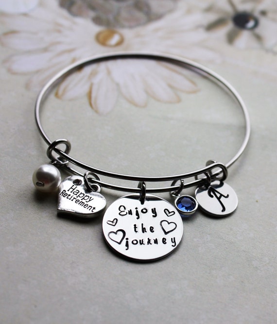 retirement bracelet retirement gift retirement by loveherbyalissa