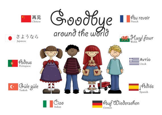 How to say goodbye in different language