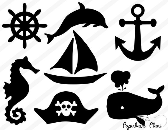 Download Nautical ocean sea SVG PNG Cut Files for use with