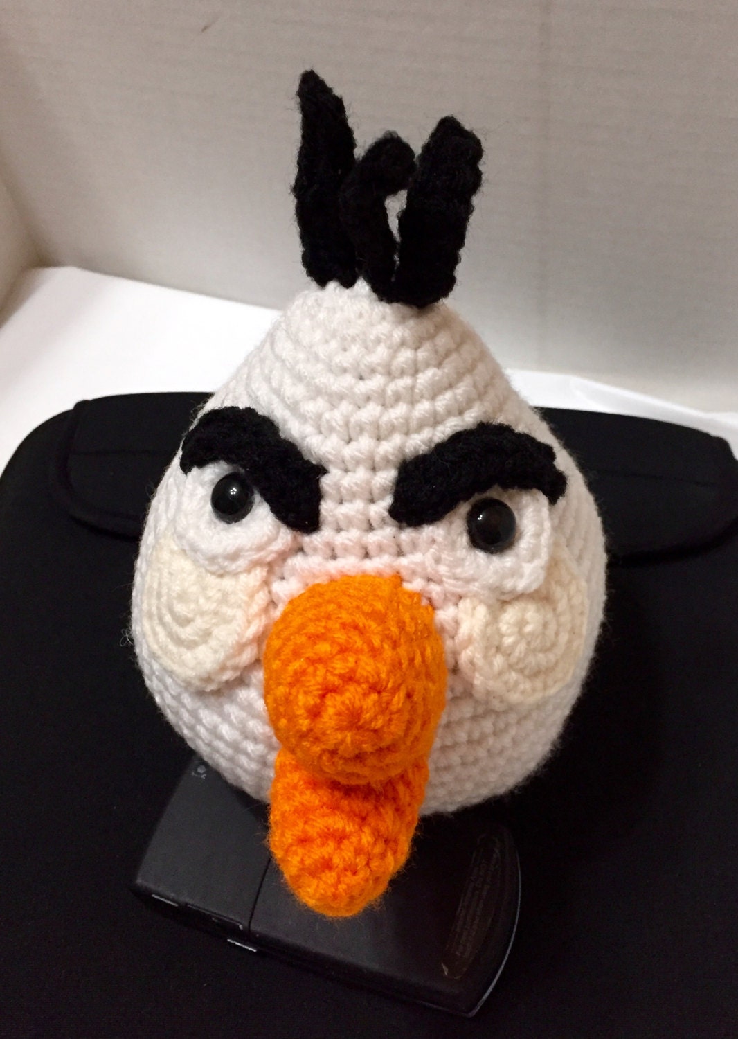 Crochet Angry Bird White Amigurumi Angry Bird White Angry