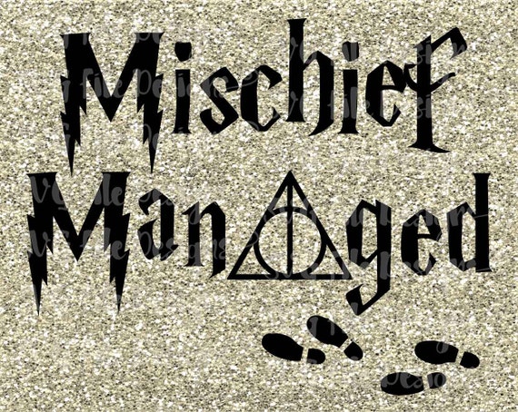Download Harry Potter Mischief Managed Footprints Deathly by ...