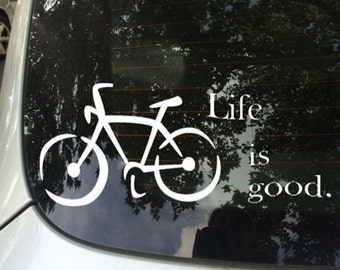 Life is good car decal graphic decal vinyl decal sticker