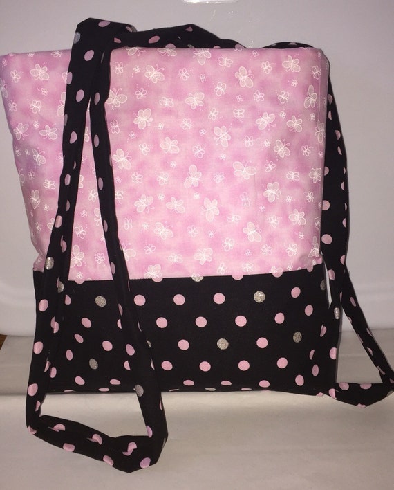 pink butterfly purse