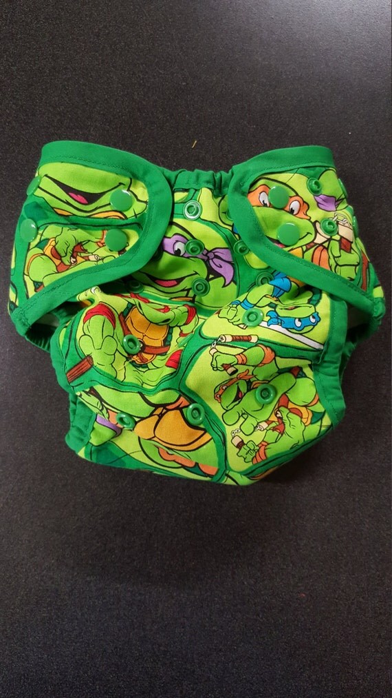 Ninja Turtle Diaper Cover