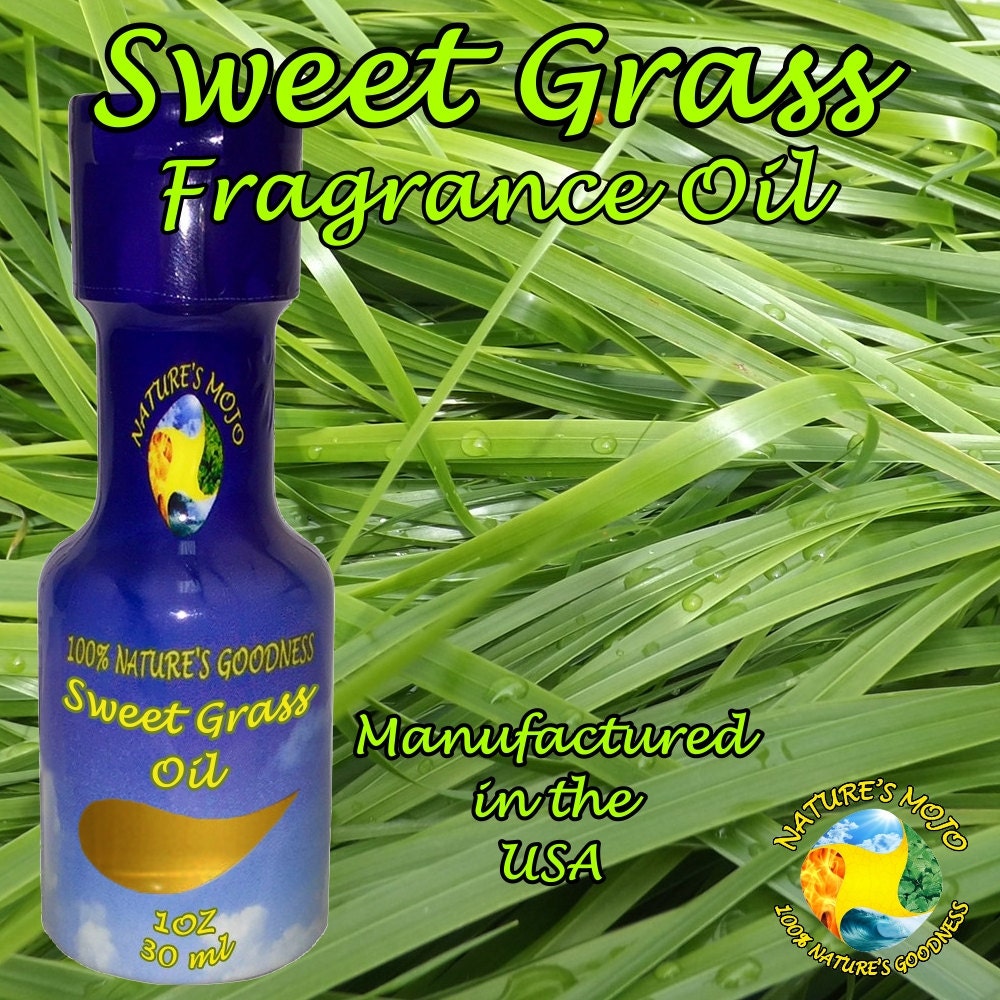 Nature's Mojo Sweet Grass All Natural Fragrance Oil